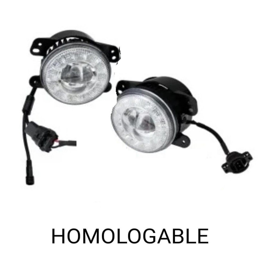 SET 2 FAROS HOMOLOGADOS ANTINIEBLA + DIURNA